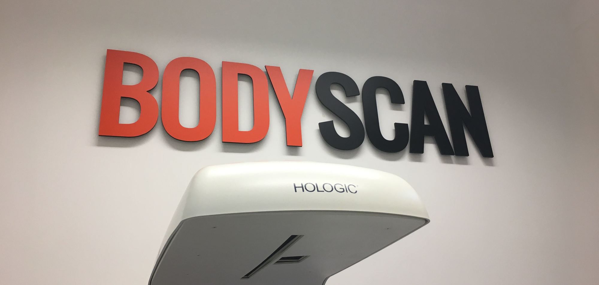 bodyscan logo in office