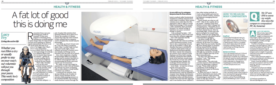 Daily Telegraph Bodyscan coverage