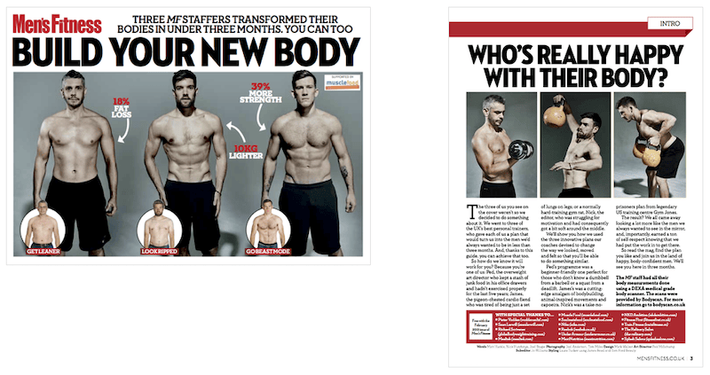 Mens Fitness Bodyscan coverage