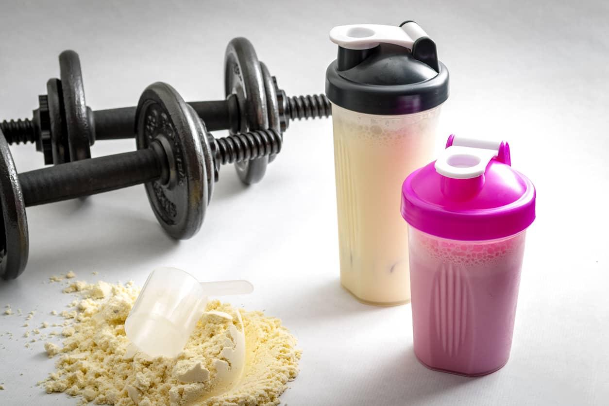 Protein shakes needed to build muscle