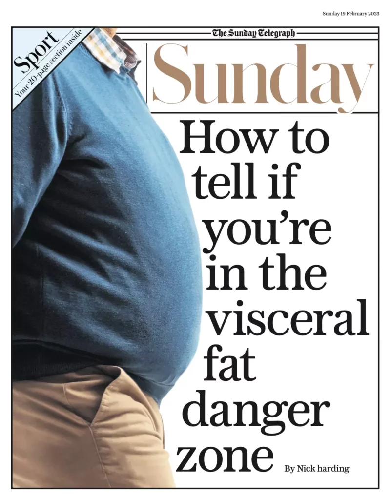 Sunday Telegraph DEXA Bodyscan